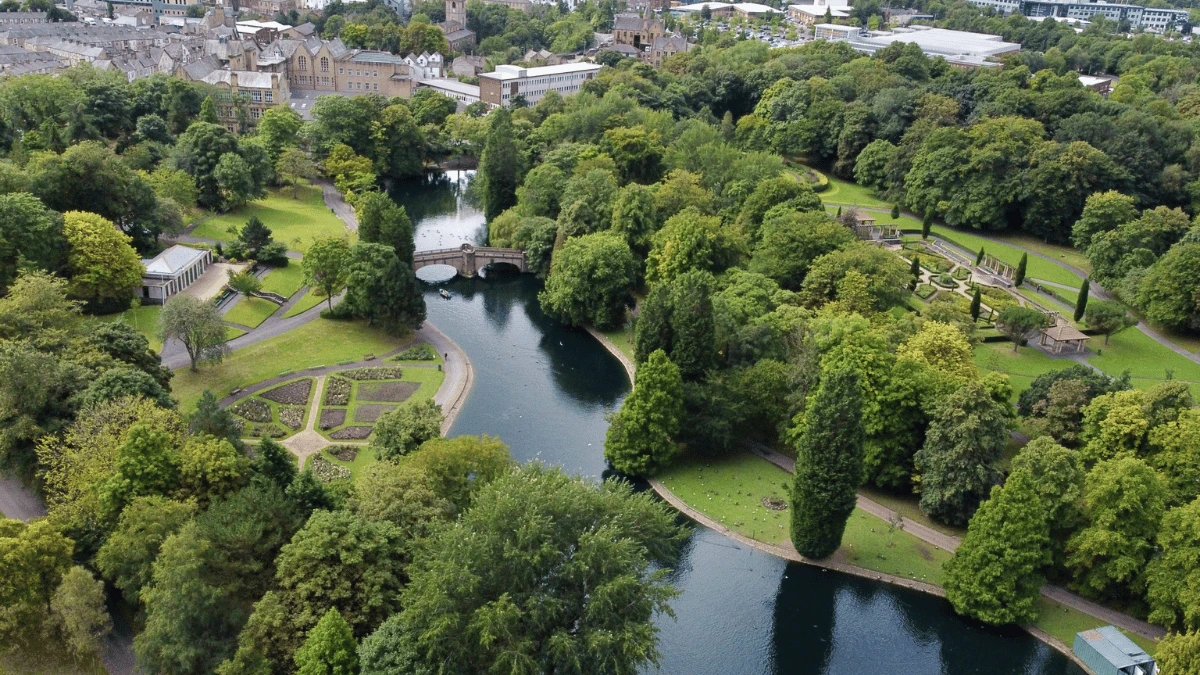 An image of Thompson Park in Burnley